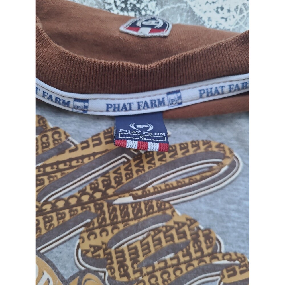 Vintage Y2k Phat Farm long sleeve Shirt Hip hop - Picture 6 of 11